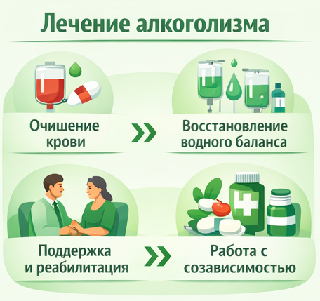 лечение алкоголизма в Орле этапы